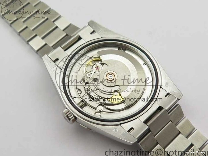 0417 SoftTouch Day-Date 40mm 228239 BP New Dial Version 904 SS Ice Blue T Crystal Markers Dial on SS President Bracelet A 2822